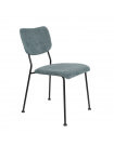 BENSON - Grey blue dining Chair