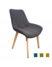 SWEET - Green velvet dining chair