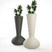 BLOOM - Große Vondom-Vase weiß-grau