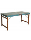VINTAGE - Blue folding table