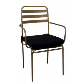 Dining chair-brass