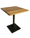 COFFEE - Mesa cuadrada de madera maciza L60