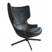 TORINI - Drehbarer Design-Sessel schwarz