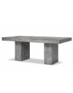 BETON - Table repas beton gris
