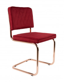 DIAMOND - Chaise Rouge Royal Zuiver