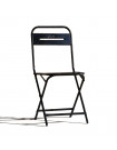 STEEL - Black Folding chair