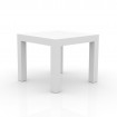 White square table Jut by Vondom