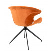 chaise repas design zuiver mia orange