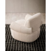 TEDDY - Fauteuil confortable Blanc