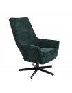 RETRO LOUNGE - Green living room armchair
