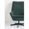 RETRO LOUNGE - Green living room armchair