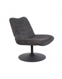 BUBBA - Fauteuil lounge Zuiver anthracite