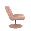 Fauteuil Bubba velours rose Zuiver