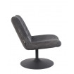 Fauteuil Bubba velours anthracite Zuiver
