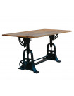 DRAW - Tavolo in legno in stile industriale L180