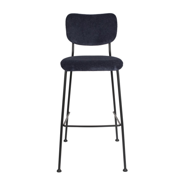 Dark blue Benson bar stool