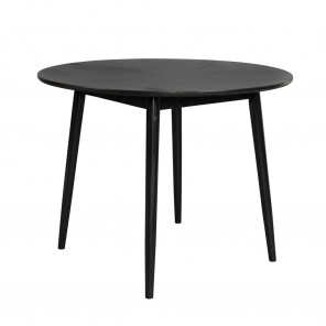 FAB - Round dining table in black oak
