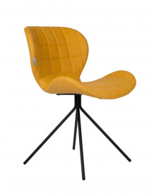 Chaise design OMG simili jaune