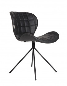 OMG - Black dining chair by Zuiver