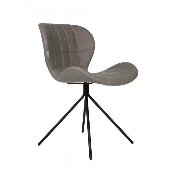 Grey Omg dining chair by Zuiver