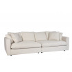 SENSE - Sofa aus cremefarbenem Stoff zuiver
