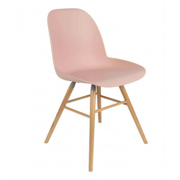 Design-Stuhl Zuiver rosa
