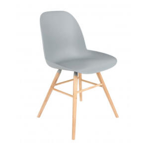 Design-Stuhl Zuiver blau