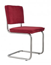 Chaise rétro classic rouge