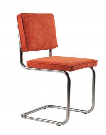 Chaise rétro classic orange