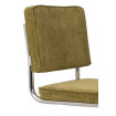 Stuhl Zuiver aus khakigrünem Samt