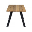 Mesa de comedor de madera para exterior de 210 cm 