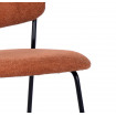 BELLAGIO - Dining chair in orange fabric