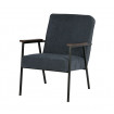 SALLY - Sessel aus Kordsamt, blau