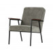 SALLY - Sessel aus Kordsamt, grau