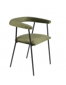 Haily - Green Velvet dining chair