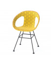 MAYA - Chaise de repas coton jaune