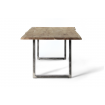 STEELWOOD - Mesa de comedor de madera/acero perfil L180
