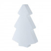 LIGHTREE - Abeto luminoso deslizante de exterior blanco 100 cm
