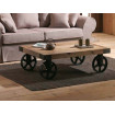Casters coffee table
