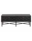 BEQUEST - Black wooden coffee table
