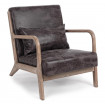 MARK - Natural fabric armchair