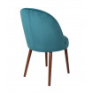 BARBARA - Blue Velvet dining chair 
