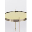 CUPID - Table basse de salon en métal gold profil
