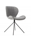 OMG - Chaise design en tissu gris
