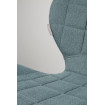 Chaise design OMG tissu bleu chez Zuiver