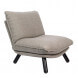 LAZY SACK - Gray fabric lounge chair