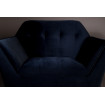 KATE - Sessel aus blauem Samt Zoom