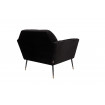 KATE - Black Velvet lounge chair