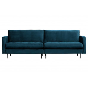 RODEO - Blue velvet sofa