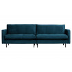 RODEO - Blue velvet sofa